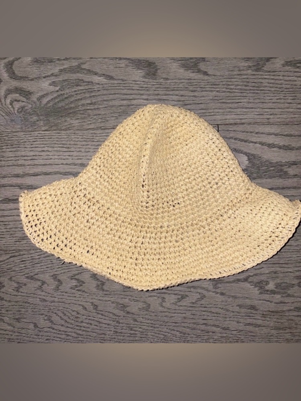 Cream Crochet Sun Hat - Women Accessories